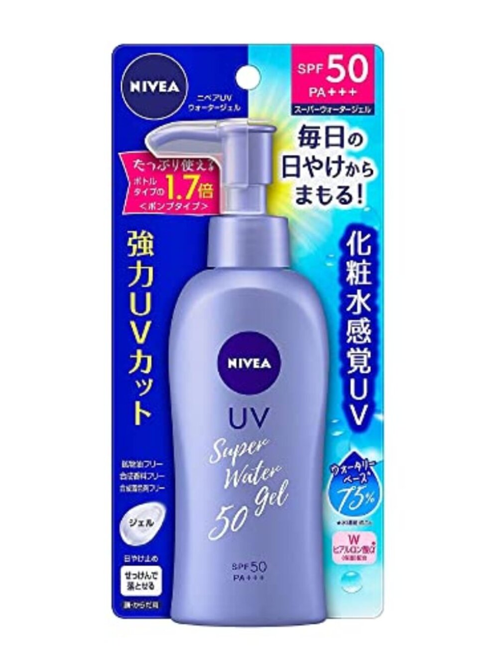 Kao NIVEA Sun Protect Water Gel SPF50 PA+++ Sunscreen 140g Japan